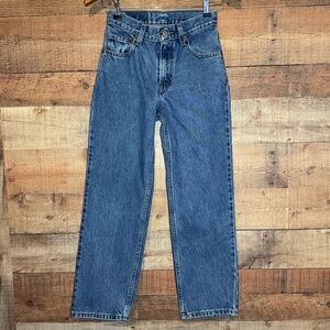 🌻 Vintage Levi's 550 Kids Medium Wash Relaxed Fit Boys Jeans* size 12 Classic